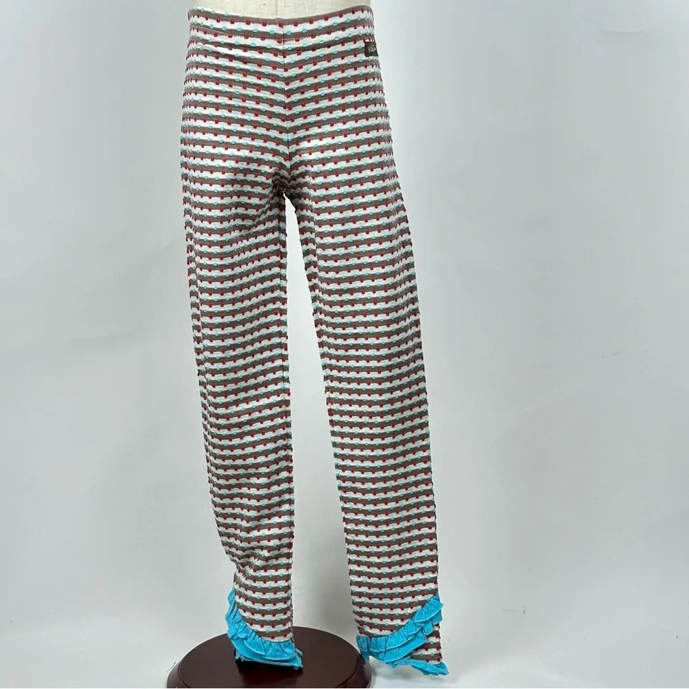 Matilda Jane NWT stretch leggings w/ ruffle ankle  - sz 8